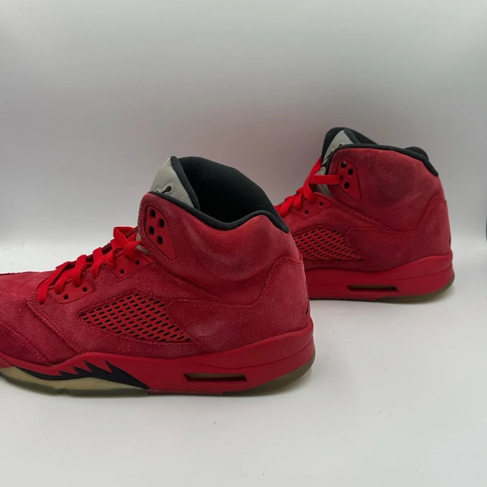 Jordan 5 Retro Red Suede Size‎ 11 Men | 2017 OG Box | No Lace Locks